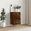 Image de vidaXL Buffet chêne fumé 40x35x70 cm bois d'ingénierie