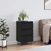Image de vidaXL Buffet noir 40x35x70 cm bois dÂ¿ingÃ©nierie