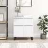 Image de vidaXL Buffet Blanc 60x35x70 cm Bois d'ingÃ©nierie