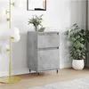Image de vidaXL Buffet gris béton 40x35x70 cm bois d'ingénierie