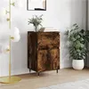 Image de vidaXL Buffet chêne fumé 40x35x70 cm bois d'ingénierie831142