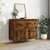 Image de vidaXL Buffets 2 pcs chÃªne fumÃ© 40x35x70 cm bois d'ingÃ©nierie