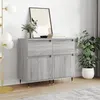 Image de vidaXL Buffets 2 pcs sonoma gris 40x35x70 cm bois d'ingénierie831145