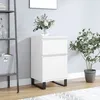 Image de vidaXL Buffet blanc 40x35x70 cm bois dÂ¿ingÃ©nierie