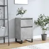 Image de vidaXL Buffet gris bÃ©ton 40x35x70 cm bois d'ingÃ©nierie