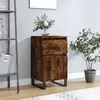 Image de vidaXL Buffet chêne fumé 40x35x70 cm bois d'ingénierie831174