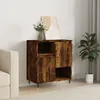 Image de vidaXL Buffet ChÃªne fumÃ© 60x35x70 cm Bois d'ingÃ©nierie