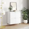 Image de vidaXL Buffet Blanc 60x35x70 cm Bois d'ingÃ©nierie