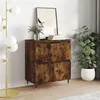 Image de vidaXL Buffet Chêne fumé 60x35x70 cm Bois d'ingénierie831209