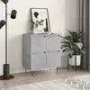 Image de vidaXL Buffet Gris bÃ©ton 60x35x70 cm Bois d'ingÃ©nierie