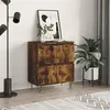 Image de vidaXL Buffet Chêne fumé 60x35x70 cm Bois d'ingénierie831217