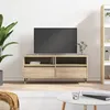 Image de vidaXL Meuble TV chêne sonoma 100x34,5x44,5 cm bois d'ingénierie