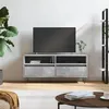 Image de vidaXL Meuble TV gris béton 100x34,5x44,5 cm bois d'ingénierie831240