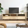 Image de vidaXL Meuble TV chêne sonoma 150x30x44,5 cm bois d'ingénierie831255