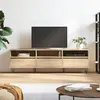 Image de vidaXL Meuble TV chêne sonoma 150x30x44,5 cm bois d'ingénierie831279