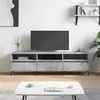 Image de vidaXL Meuble TV gris béton 150x30x44,5 cm bois d'ingénierie831288