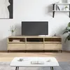 Image de vidaXL Meuble TV chêne sonoma 150x30x44,5 cm bois d'ingénierie831295