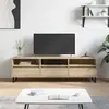 Image de vidaXL Meuble TV chêne sonoma 150x30x44,5 cm bois d'ingénierie831303
