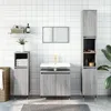 Image de vidaXL Armoire de bain sonoma gris 58x33x60 cm bois d'ingÃ©nierie