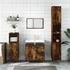Image de vidaXL Armoire de bain chêne fumé 65x33x60 cm bois d'ingénierie831601