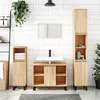 Image de vidaXL Armoire salle de bain chêne sonoma 80x33x60cm bois d'ingénierie831631