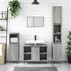 Image de vidaXL Armoire salle de bain sonoma gris 80x33x60 cm bois d'ingénierie831634