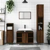 Image de vidaXL Armoire salle de bain chêne marron 80x33x60cm bois d'ingénierie831635