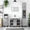 Image de vidaXL Armoire salle de bain gris béton 80x33x60cm bois d'ingénierie831640