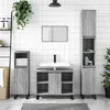 Image de vidaXL Armoire salle de bain sonoma gris 80x33x60 cm bois d'ingénierie831642