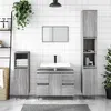 Image de vidaXL Armoire salle de bain sonoma gris 80x33x60 cm bois d'ingénierie831658