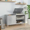Image de vidaXL Armoire à disques gris béton 84,5x38x48 cm bois d'ingénierie831945
