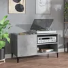 Image de vidaXL Armoire à disques gris béton 84,5x38x48 cm bois d'ingénierie831953
