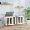 Image de vidaXL Armoire à disques blanc 100x38x48 cm bois d'ingénierie831973