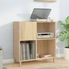 Image de vidaXL Vidaxl Armoire À Disques Chêne Sonoma 84,5x38x89 Cm Bois D'ingénierie