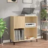 Image de vidaXL Armoire à disques chêne sonoma 84,5x38x89 cm bois d'ingénierie832000