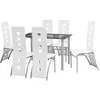 Image de Vidaxl Ensemble De Bar Jardin 9 Pcs Gris Poly Rotin/Bois Massif Acacia
