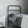 Image de vidaXL Tête de lit métal noir 75 cm