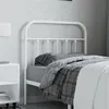 Image de vidaXL Tête de lit métal blanc 80 cm