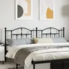 Image de vidaXL TÃªte de lit mÃ©tal noir 193 cm