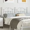 Image de vidaXL Tête de lit métal blanc 150 cm