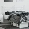 Image de Tête de lit métal blanc 135 cm