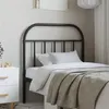 Image de vidaXL Tête de lit métal noir 90 cm353663