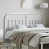 Image de vidaXL Tête de lit métal blanc 180 cm