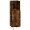 Image de Vidaxl Ensemble D'armoires De Salle De Bain 3 Pcs ChÃªne FumÃ©