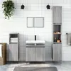 Image de vidaXL Ensemble d'armoires de salle de bain 3 pcs sonoma gris3187795