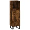 Image de Vidaxl Ensemble D'armoires De Salle De Bain 3 Pcs ChÃªne FumÃ©