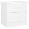 Image de vidaXL Table de chevet ALTA blanc 41x35x41 cm bois de pin massif