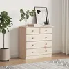 Image de vidaXL Commode ""ALTA"" avec 5 Tiroirs & Finition Écologique 77x35x73 cm Bois Massif Pin