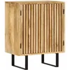 Image de vidaXL Vidaxl Buffet Avec 2 Portes 55x35x70 Cm Bois Massif De Manguier