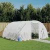 Image de vidaXL Vidaxl Serre Avec Cadre En Acier Blanc 16 M² 4x4x2 M
